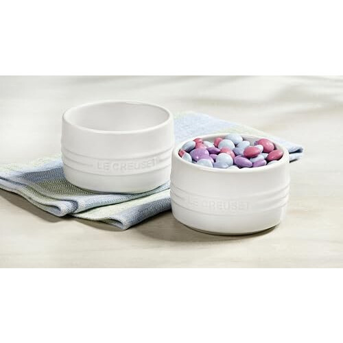 Le Creuset Le Creuset Stoneware Round Straight Wall Ramekin  6.75oz.  Flame 2