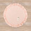 Lush Decor 36" Tapete Redondo para Bebê com Renda, Rosa 5