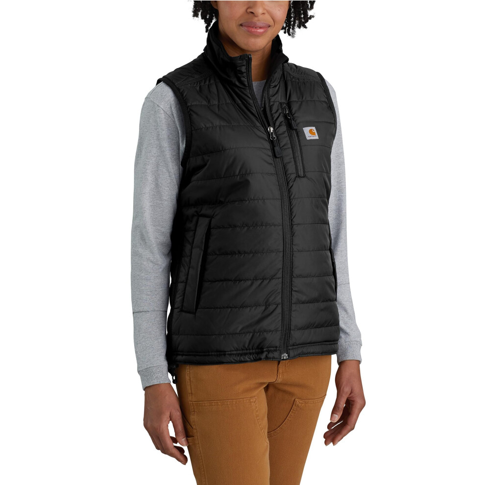Carhartt womens Rain Defender Insulated Vest Work Utility Outerwear  Black  Medium US