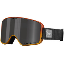 Gafas de esqu de mtodo giro - gafas de snowboard para hombres mujeres y jvenes - correa de desvanecimiento de sienna con humo vvido/lentes infrar