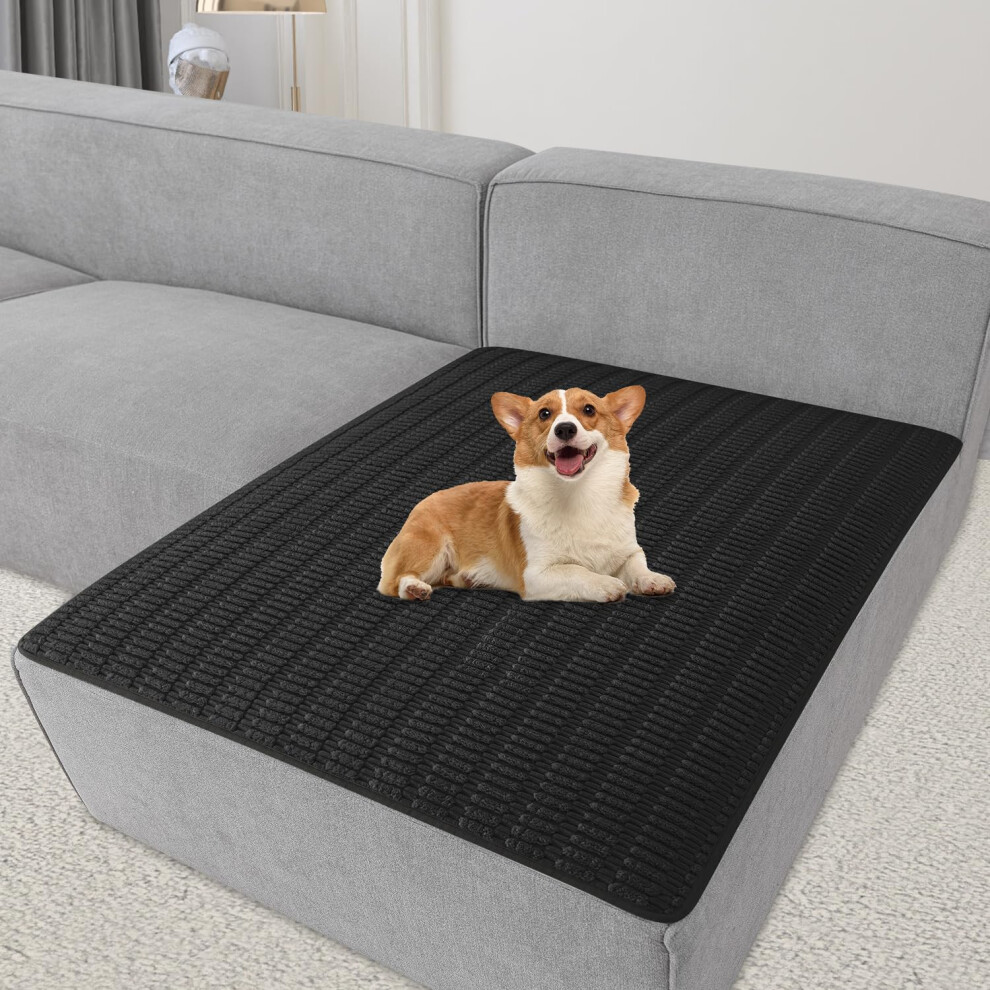 Housse de canapé Foxdecor Housses de canapé Housse de lit pour chien lavable Housses de canapé pour canapé 3 coussins Housse de canapé pour chien
