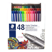 STAEDTLER Fineliner triplus Schreibstifte 48 St ck Fasermaler