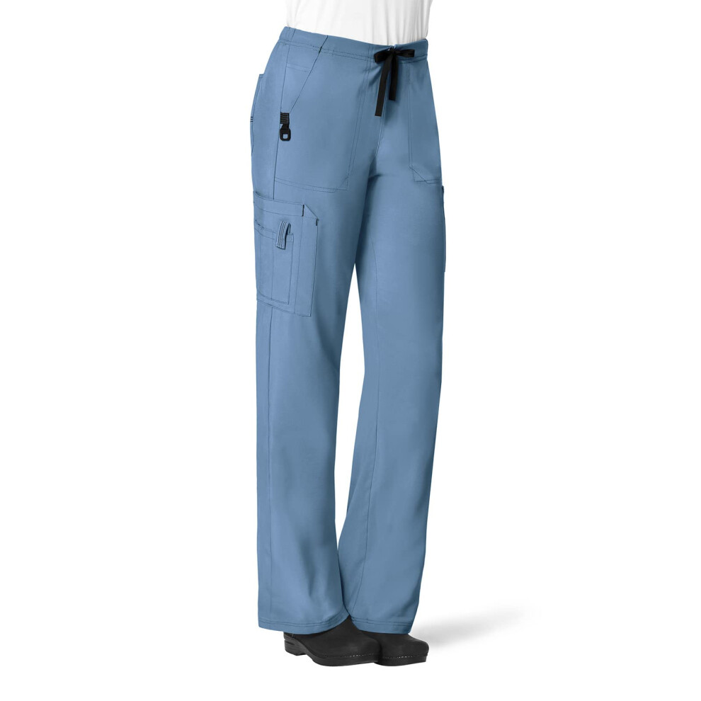 Carhartt Women's Cross-Flex Boot Cut Cargo Pant  Azure Blue  2X-Large Petite