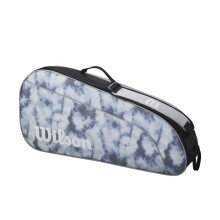 Bolsa de Ténis Júnior WILSON - Capacidade para 3 Raquetes, Cinza/Azul
