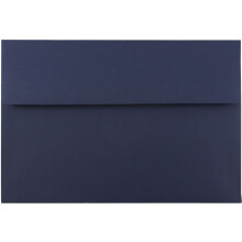 JAM PAPER A8 Premium Invitation Envelopes - 5 1/2 x 8 1/8 - Navy Blue - 50/Pack