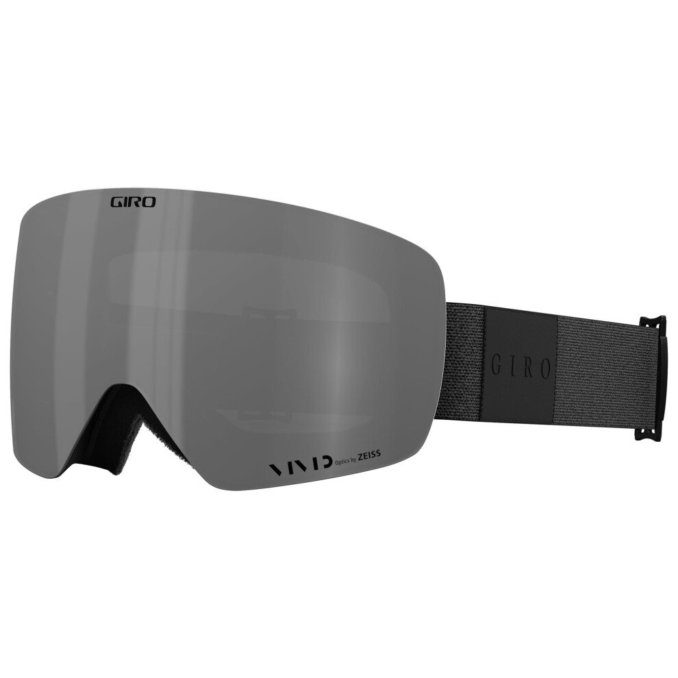 Giro Contour Rs Ski Goggles - Snowboard Goggles For Men & Women - Mono Strap With Vivid Onyx/Vivid Infrared Lenses Black/Onyx