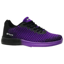 Pyramid Women's Path Lite Seamless Mesh Bowling Shoes - Black/Purple Size 7.5