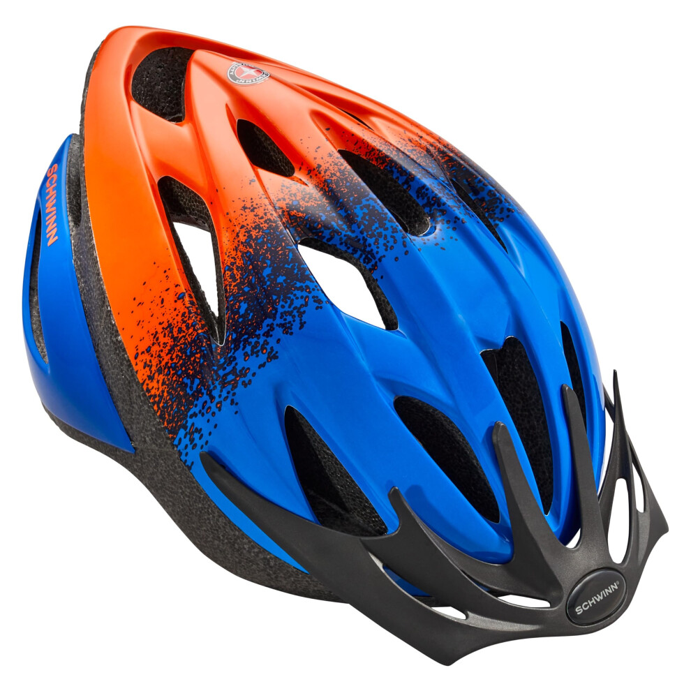 Schwinn Thrasher Bike Helmet for Youth Boys Girls Age 8-14 with Suggested Fit 55-58cm  Lightweight with Adjustable Side & Chin Strap  CPSC Safety Cert