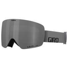 Gogle narciarskie Giro Contour Gogle snowboardowe dla mezczyzn i kobiet Szary pasek z napisem i soczewkami Vivid Onyx/Vivid na podczerwien