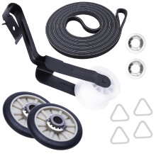 Dryer Repair Kit Ken-more Series 70 80 90 500 600 Whirl-pool WED4815EW1 WED4800BQ1 Ama-na NED4655EW1 NGD4655EW2 WED4800XQ1 Drum Roller kit with Idler
