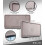 Silicone License Plate Frame Covers 2 Pack- Front and Back Car Plate Bracket Holders. Rust-Proof Rattle-Proof Weather-Proof (Grey) 3