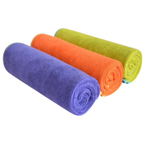 SINLAND Toalhas de microfibra para academia, esportes, fitness, treino, suor, toalha super macia e absorvente, 3 pacotes, 16 polegadas x 32 polegadas