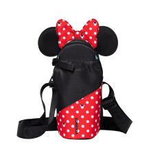 Corkcicle X Disney Minnie Mouse CrossBody Water Bottle Sling Bag Polka Dot Red Fit 16-40 Oz Tumbler - Sikre genstande i vandflaskeholder med rem