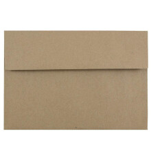 JAM PAPER A8 Premium kutsukirjekuoret - 5 1/2 x 8 1/8 - ruskea voimapaperikassi - 50 kpl / kpl