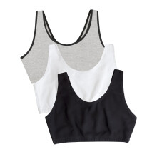 Fruit of the Loom sport-bh met tankstijl voor dames, modekleuren rood/wit/zwart 40