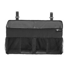 4moms Breeze Playard Diaper Caddy  Storage for Diapers  Baby Wipes  and Organization  Black