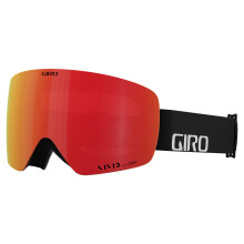 Giro Giro RS RS Ski Goggles - Gafas de snowboard para hombres y mujeres - Correa negra de marca de palabras con vvida Ember/Vivid Infrarroured Lente