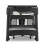 4moms Breeze Playard Ble Caddy Opbevaring til bleer Babyservietter og Organization Sort 2