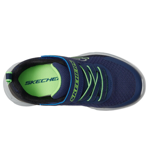 Skechers Skechers Barn Sneakers Microspec II, Navy/Lime, 10.5 Små Barn 2