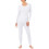 Fruit Of The Loom Fruit of the Loom Dames Micro Waffle Premium Thermo Set, Wit, 2X 1