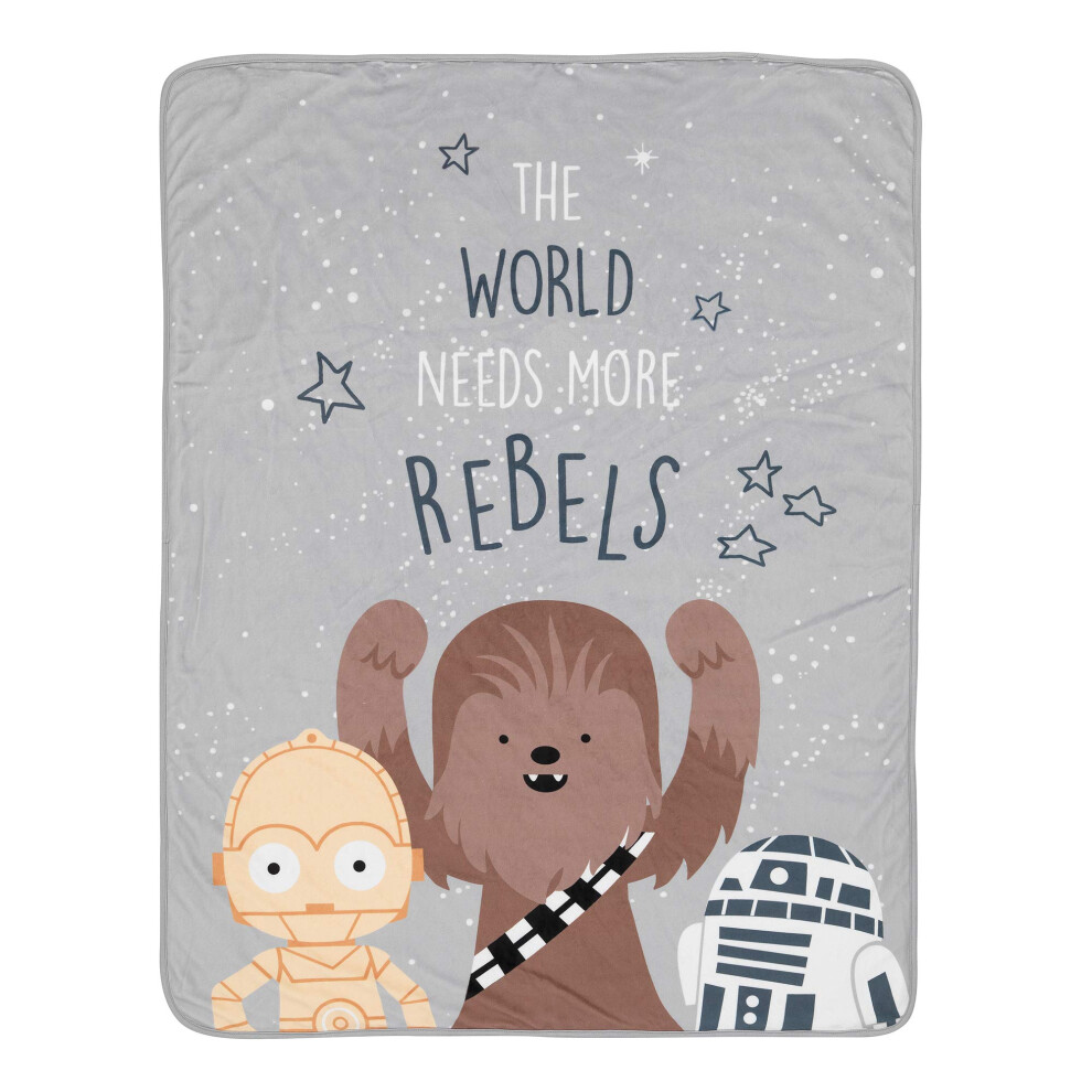 Star Wars Rebels Baby Blanket - Gray Lambs & Ivy