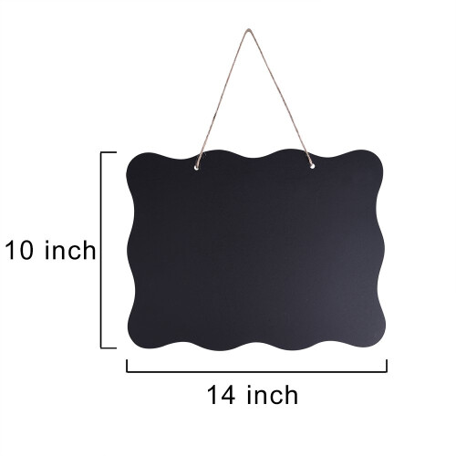 AUSTOR Quadro Negro 10x14 Polegadas, Duplo Lado, Apagável, 2 Peças 1