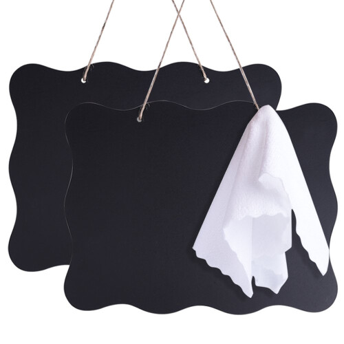 AUSTOR Quadro Negro 10x14 Polegadas, Duplo Lado, Apagável, 2 Peças