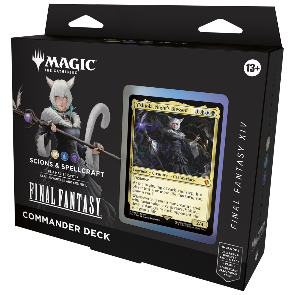Mazzo Commander Di Magic: The Gathering Final Fantasy Xiv - Scion E Stregoneria (Versione Inglese)-image