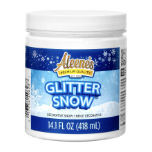 Aleene's Glitter Snow Glue Efeito de neve falso com acabamento brilhante ideal para todos os artesanatos de decora o 14 oz