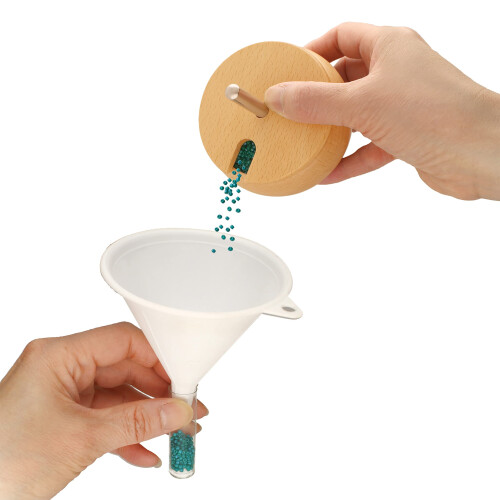 The Beadsmith Spin & String Duo - Inclui 1 Base, 2 Tigelas de Madeira, 1 Tampa e 2 Agulhas 2