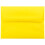 JAM PAPER A2 Colored Invitation Envelopes - 4 3/8 x 5 3/4 - Yellow Recycled - 100/Pack 1