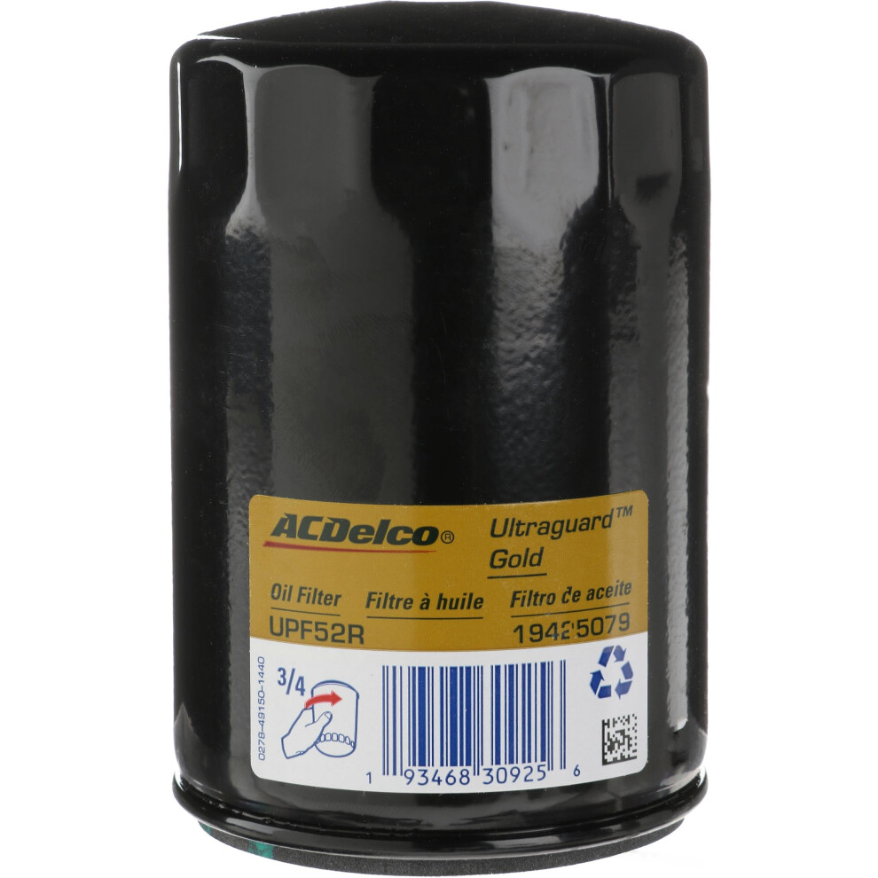 Acdelco Upf52r Engine Oil Filter Gold 193468309256