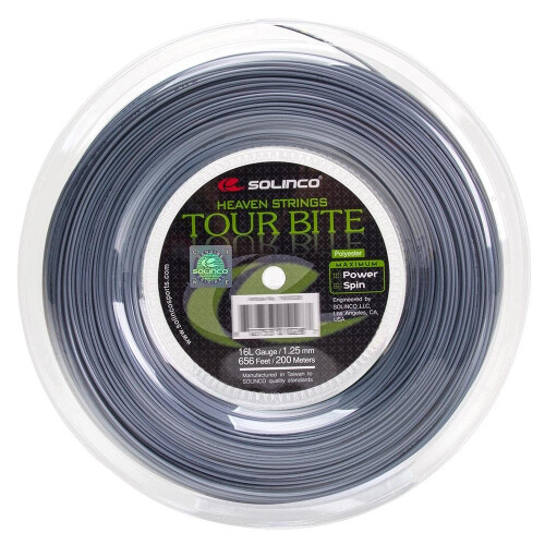 Solinco Tour Bite Tennissaite (Rolle) - 200m/656ft