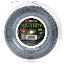 Solinco Tour Bite Diamond Rough (16-1,30 mm) Saitenrolle (Silber)