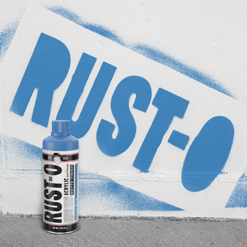 Rust-Oleum Σπρέι ακρυλικού χρώματος Rust-Oleum Rust-O για καλλιτέχνες 11 oz ματ κόμικ μπλε 1
