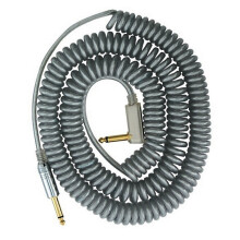 Vox VCC090 S?lv opviklet 1/4 """" Kabel med mesh taske 29.5 '
