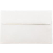 JAM PAPER A10 Strathmore kutsukuoret - 6 x 9 1/2 - Kirkkaan valkoinen Wove - 50 / kpl