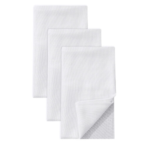 RUVANTI 10 Pacote Fraldas de Pano Birdseye Reutilizáveis para Bebés, 100% Algodão Extra Grande 24x24 Polegadas 2