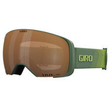 Giro COMP gafas de esqu - gafas de snowboard para hombres y mujeres - correa de correa verde de cobertura con lentes de gasolina vvida/infrarrojos