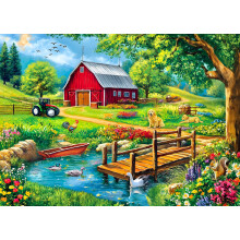 500-dielne puzzle pre dospel ch - Jarn farma