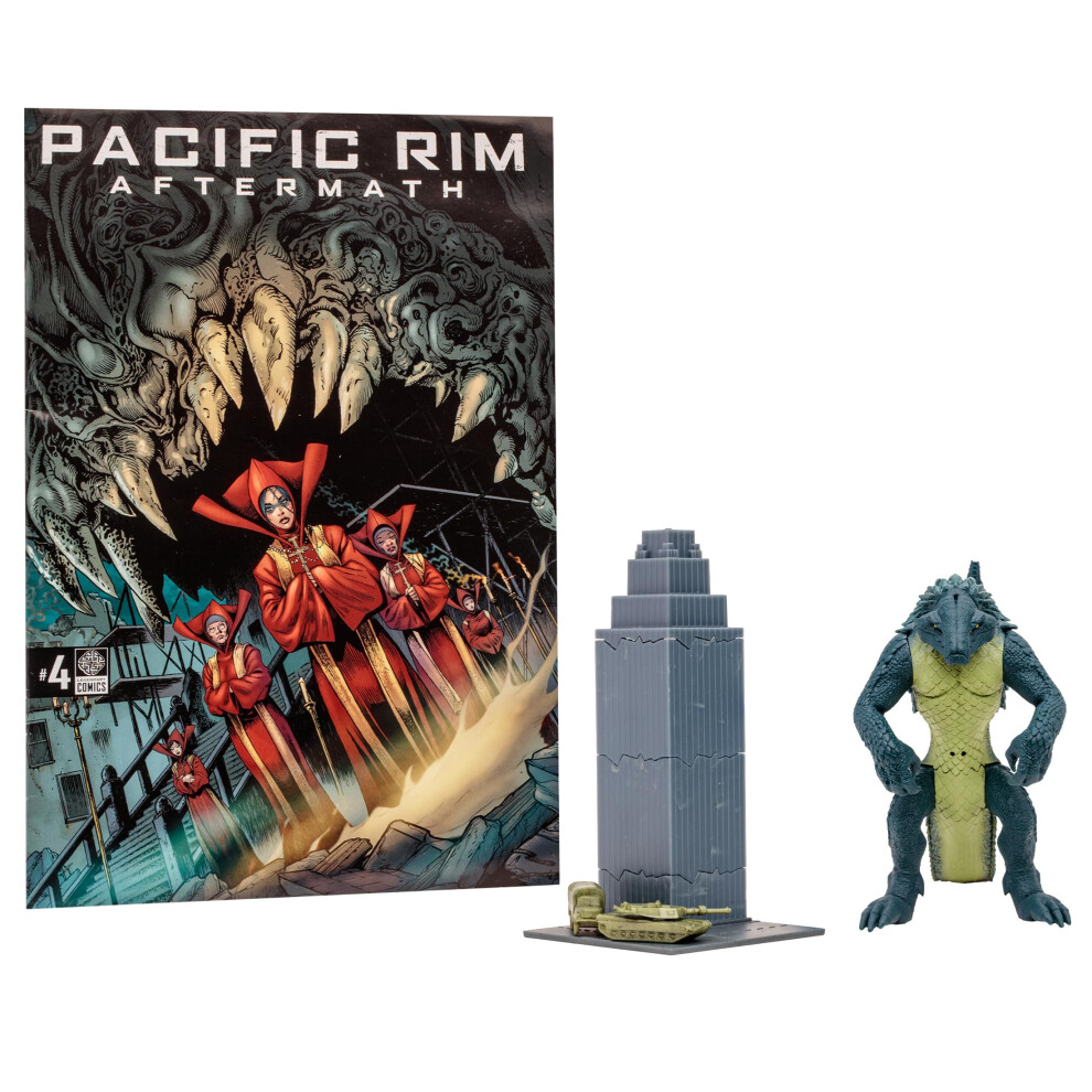 Mcfarlane - Pacific Rim - Raiju (Kaiju) 4" Figure Playset & Comic-image