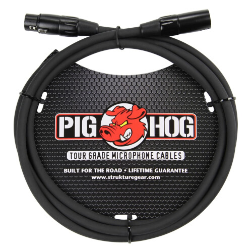 Pig Hog PHM6 8mm Mic Cable 6ft XLR - 2 Pack 1