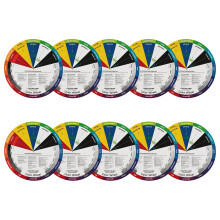 Creative Mark Double-sidet farvehjul blandingsvejledning 10 pakke 9.25 """" 60 farver Munsell-system baseret for kunstnere Professionelle studerend