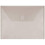 JAM PAPER Plastic Envelopes with Hook & Loop Closure - Letter Booklet - 9 3/4 x 13 - Smoke Gray - 12/Pack 1