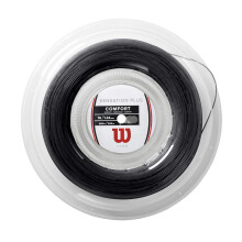 Wilson Sensation Plus 16 Tennissaite     200-m-Rolle, Schwarz