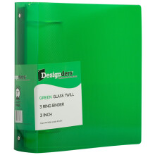 Jampapier plastic 3 inch bindmiddel - groen 3 ringbinder - individueel verkocht