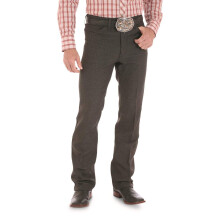 Wrangler Men's Wrancher Dress Jean, Heather Black 28x32