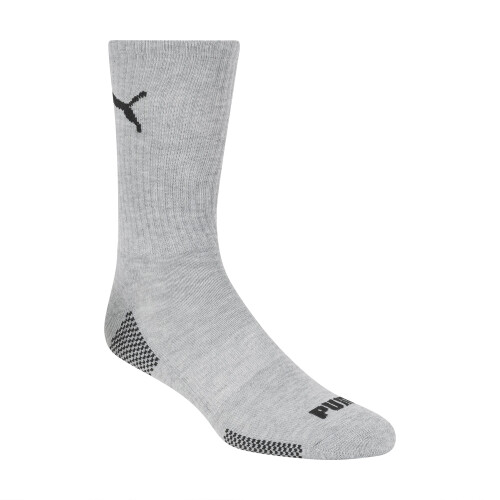 PUMA herr PUMA herr 6-pack Crew strumpor Vit/Gr 10 13 US 2