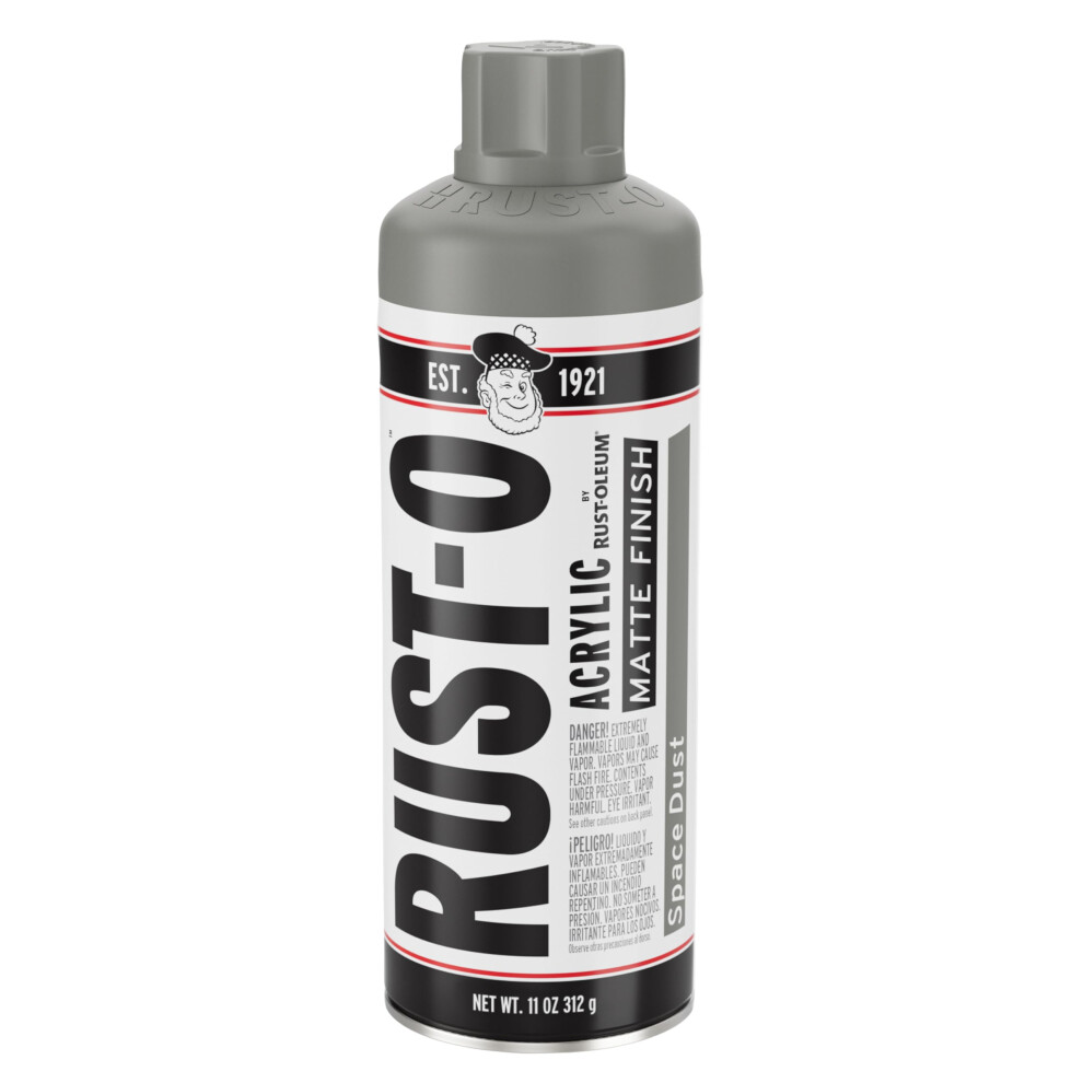 Rust-Oleum Rust-O Acrylic Artist Spray Paint  11 oz  Matte Space Dust