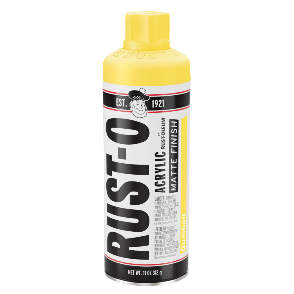 Rust-Oleum Rust-O Acrylic Artist Spray Paint  11 oz  Matte Gumball